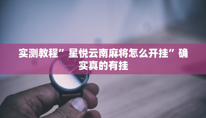 实测教程”hhpoker透视软件辅助”确实真的有挂