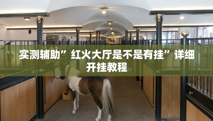 实测辅助”红火大厅是不是有挂”详细开挂教程