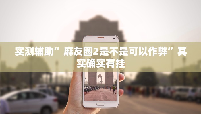 实测辅助”麻友圈2是不是可以作弊”其实确实有挂