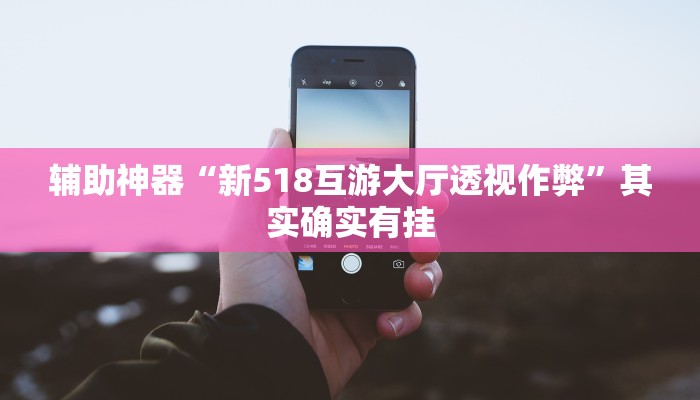 辅助神器“新518互游大厅透视作弊”其实确实有挂