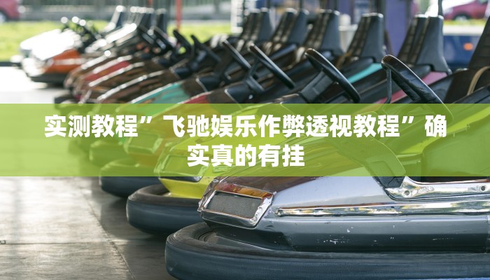 实测教程”飞驰娱乐作弊透视教程”确实真的有挂